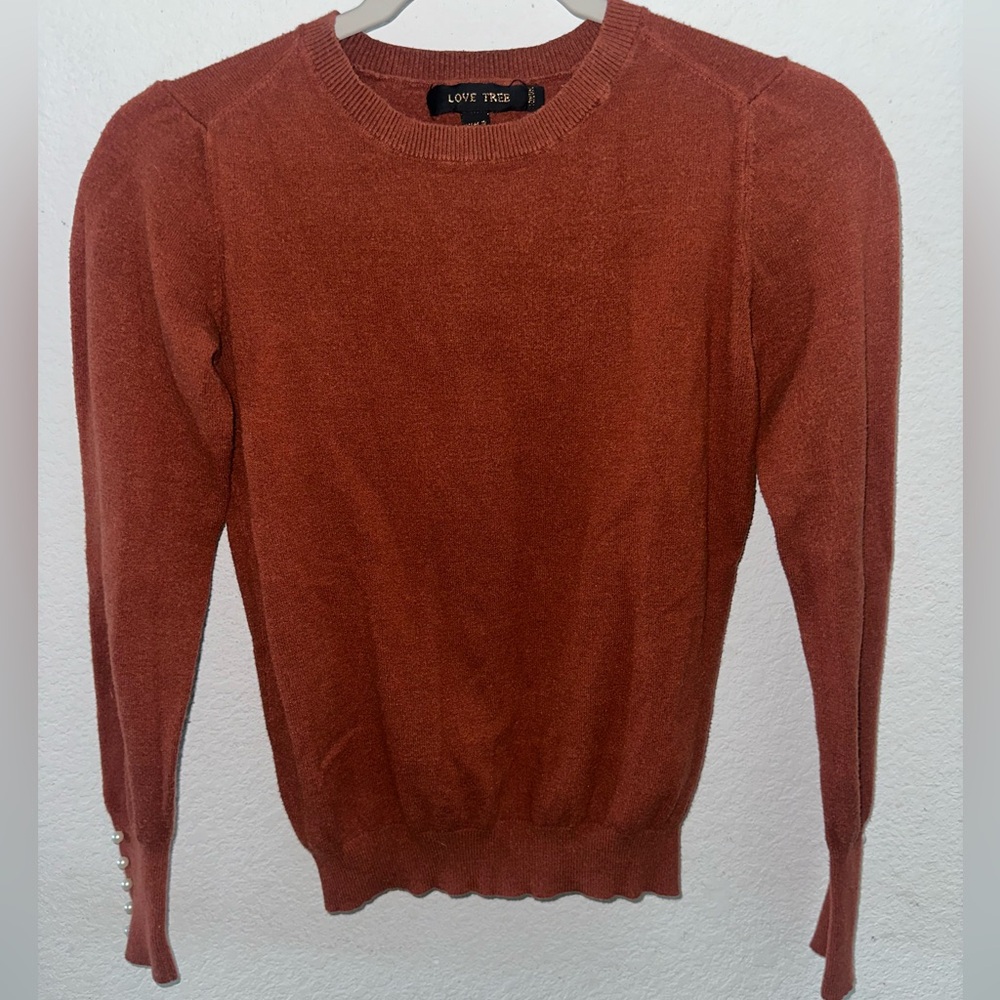 Love Tree Knit Top